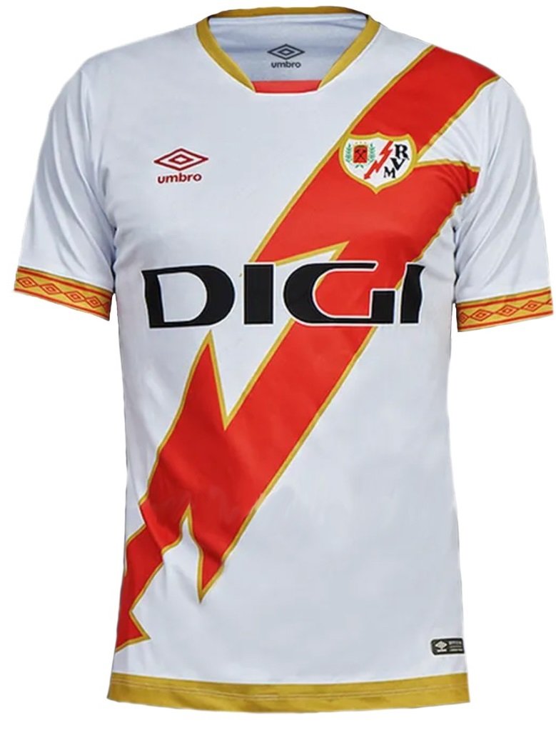 Camisa I Rayo Vallecano 2023 2024 Umbro oficial 